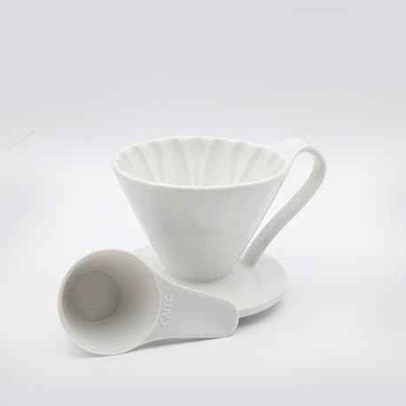 Cafec - Flower Dripper 1 Cup - White