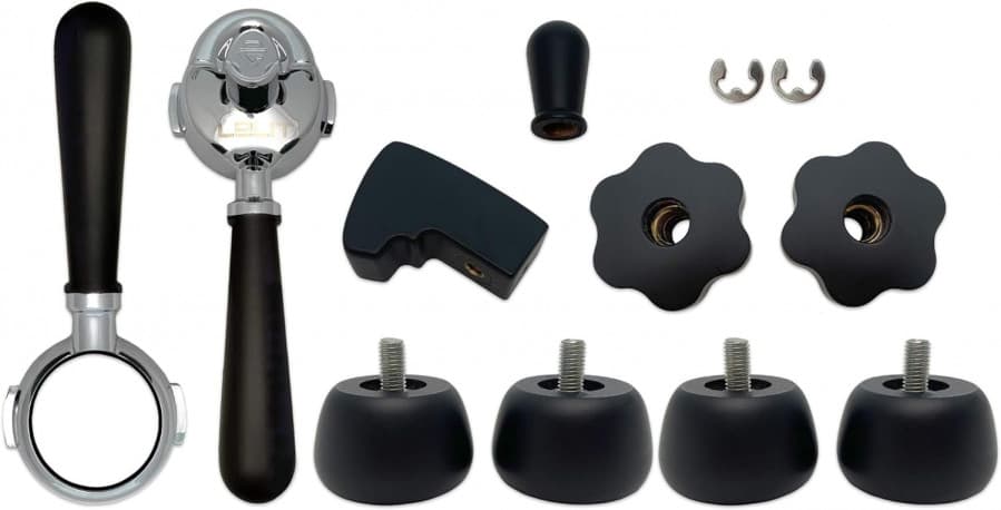 Lelit PLA2201 Black Upgrade Kit for Bianca Coffee Machine, Wood