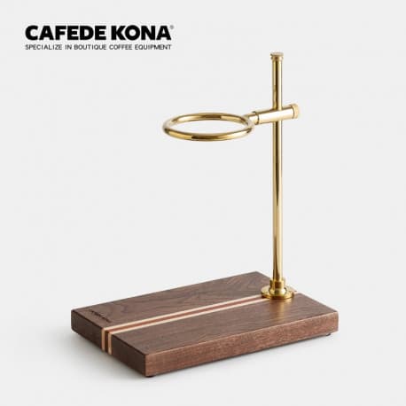 CAFEDE KONA Wood Coffee Filter Holder Pour Over Dripper Stand Coffee Bracket Barista Tool Cafe Bar