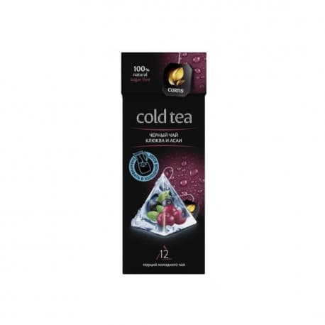 CURTIS - Iced Tea Pyramid Bags, Wild Berry Flavor, 12 Bags