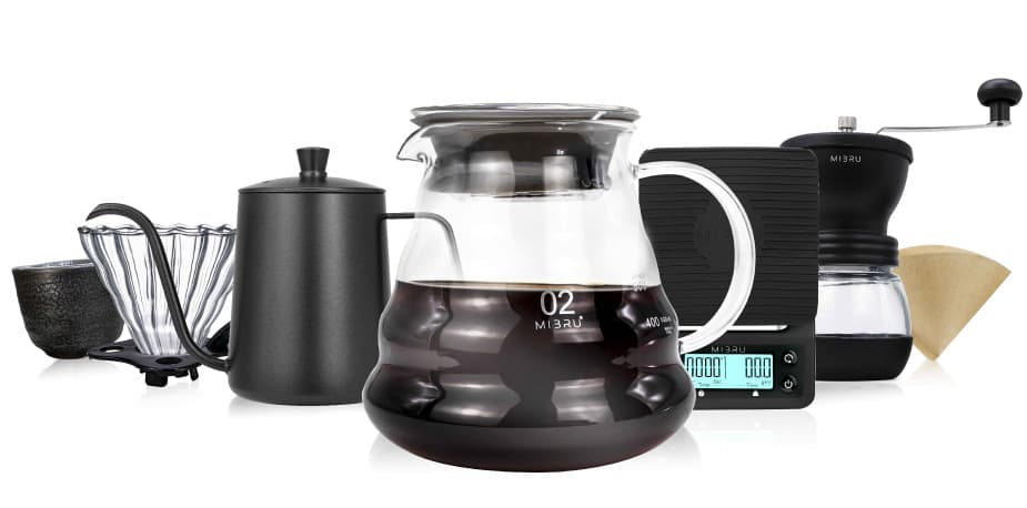 MIBRU V60 Kit Contains 6 Pieces
