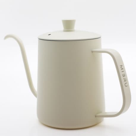 Coffee drip pot 600ml w/lid white