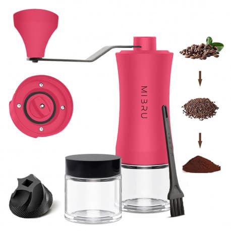Coffee manual grinder LE Fushisia with additional jar