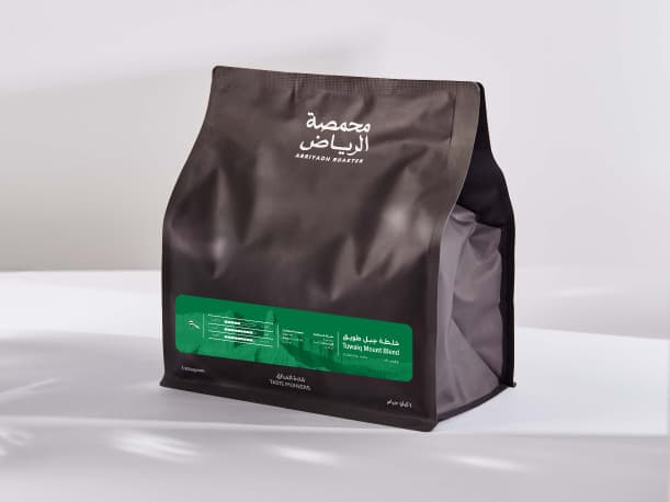 محمصة الرياض خلطة جبل طويق حبوب قهوة 1 كيلو