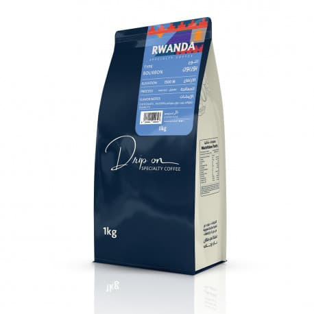 Drip on Specialty Coffee Roasted Beans - Whole Beans 1Kg Rwanda