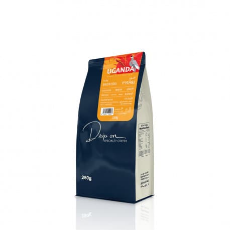 Drip on Specialty Coffee Roasted Beans - Whole Beans 250g Uganda