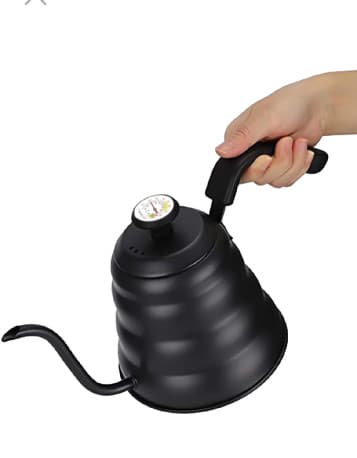 ابريق اسود لتقطير مع معيار حرارة 700ml