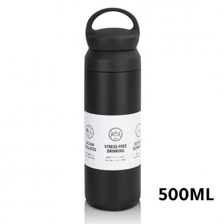 Vacuum thermos container 500ml black