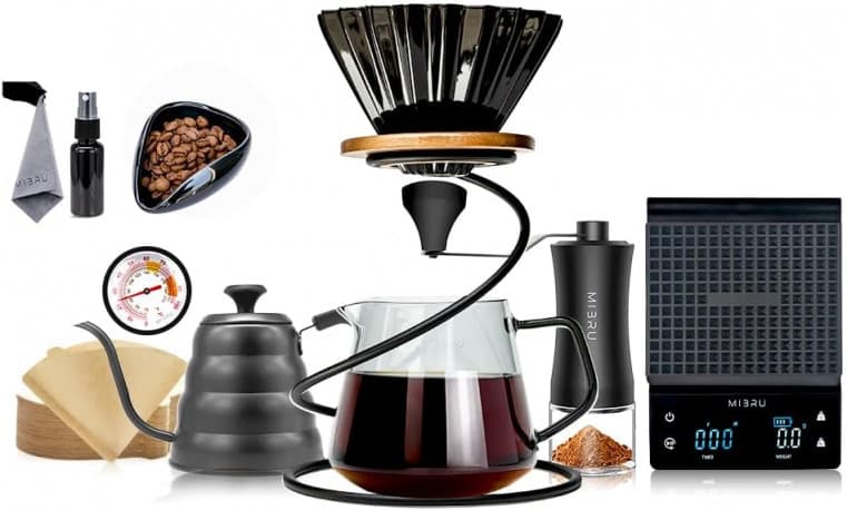 V60 Drip Coffee Brewing Kit 10 Pieces