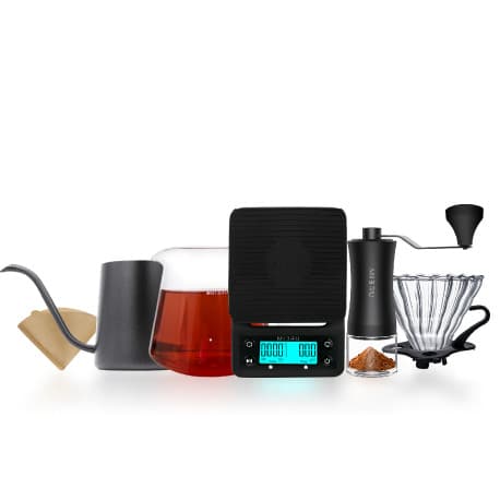 Coffee Drip Set With Grinder 6 in 1 Professional Coffee Machine With V60 System