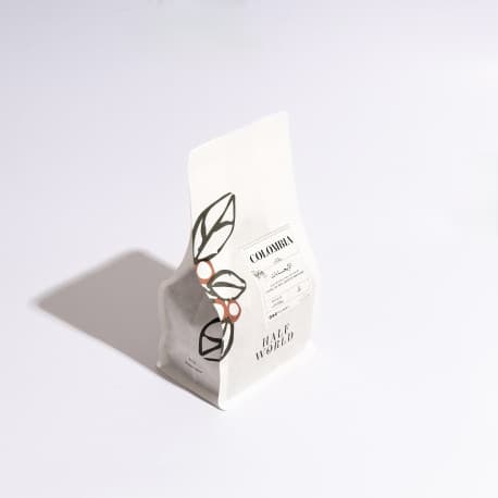 Half World Roastery Coffee Beans 250g Whole Beans Colombian - Caturra - Naturally Anaerobic