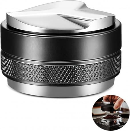 53mm Distributor and Tamper Dual Head Coffee Leveller for 54mm Portafilters Compatible with Brevillie series Barista Express