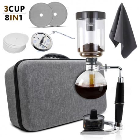 Coffee and tea syphon 3cup with bag