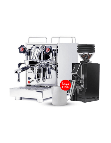 ECM Mechanika VI Slim Espresso Machine & Eureka Mignon Zero Single DoseGrinder Pack