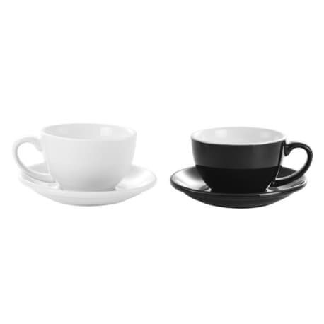 Ceramic Coffee Cups Set – Contrasting Colors