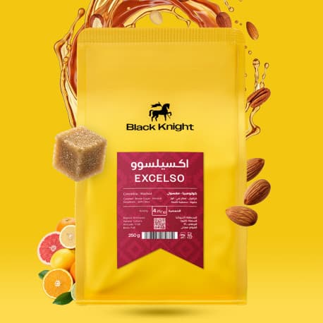 Coffee Bean Excelso Colompia Treated, washed dryer for Espresso and Filter V60 Unground Roasted for Specialty Luxury 250g