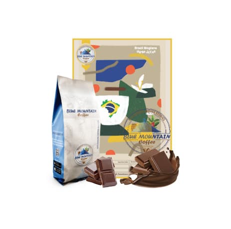 Blue Mountain Brazil Mogiana, Roasted Coffee Beans - 500gm