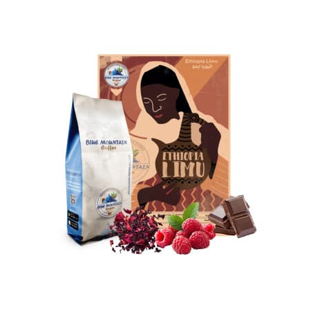 Blue Mountain Ethiopia Limu, Roasted Coffee Beans - 250gm
