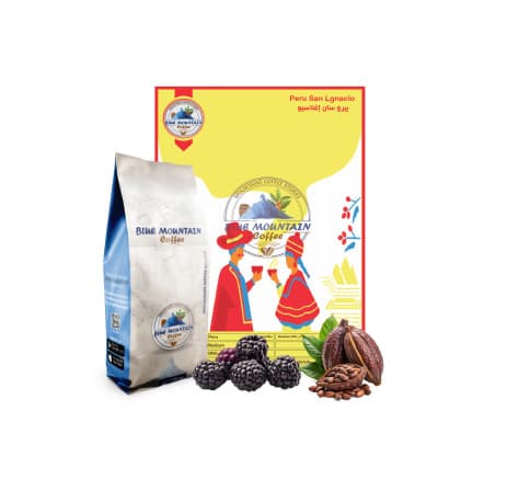 Blue Mountain Peru San Lgnacio, Roasted Coffee Beans - 500gm