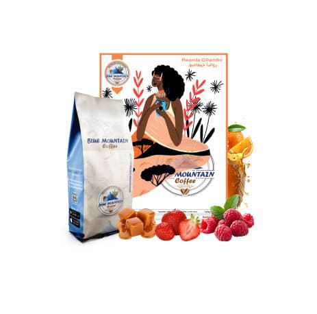 Blue Mountain Rwanda Gihambo, Roasted Coffee Beans - 1000gm