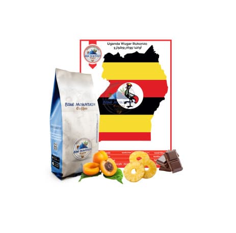 Blue Mountain Uganda Wugar Bukonzo, Roasted Coffee Beans - 500g