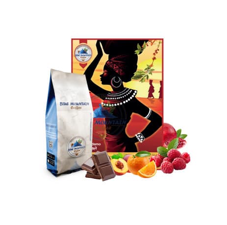 Blue Mountain Ethiopia Sidamo, Roasted Coffee Beans - 250gm