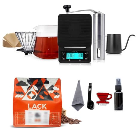 V60 Coffee Maker Coffee Set Drip coffee grinder, Coffee Scale, Coffee Kettle, Coffee Filter v60 Pour Over Coffee Maker Set