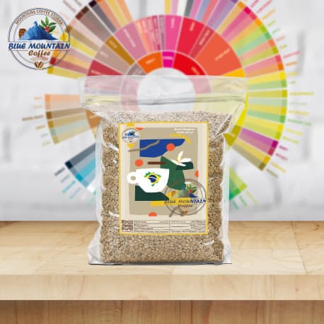 Blue Mountain Brazil Mogiana, Green Coffee Beans - 3Kg