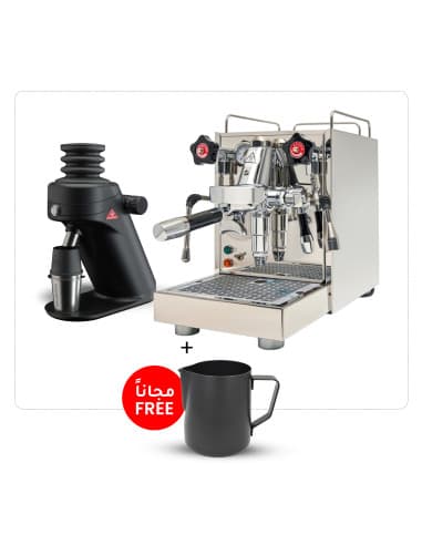 ECM Mechanika VI Slim Espresso Machine & Mahlkönig X64 SD Single Dose Grinder + Free Rhinowares Milk Pitcher