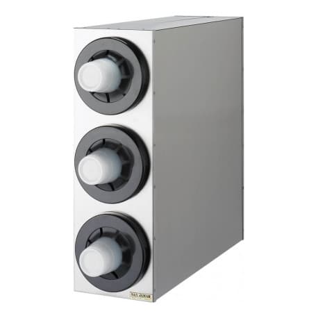 موزع أكواب San Jamar C2853 – 3 فتحات – ستانلس ستيل