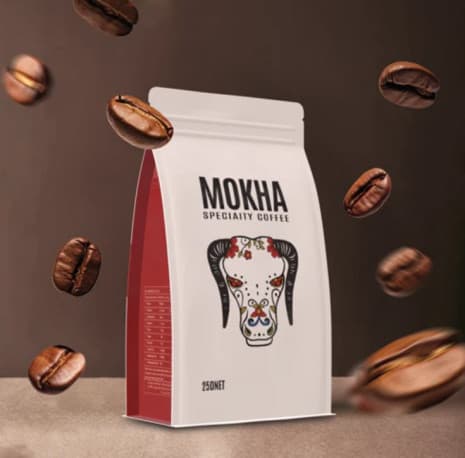 Mokha Specialty Coffee Blend No.5 — Fruity & Cocoa Espresso, Excellent Crema, Ideal for Milk-Based Drinks