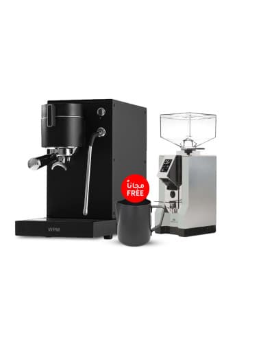 WPM PRIMUS Espresso Machine & Eureka Mignon Specilaita + Free Rhinowares Milk Pitcher