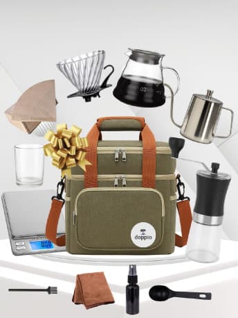 Complete 12-Piece V60 Coffee Brewing Set with Travel Bag