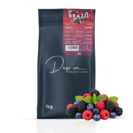 Drip On Specialty Coffee Roasted Beans - Whole Beans 1kg - Brazil Vimto (Luxury)