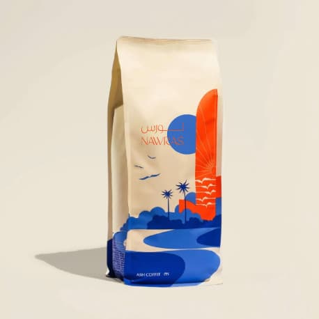 Ash Roastery Nawras- Espresso Blend Speciality Coffee Whole Beans - 1 Kg