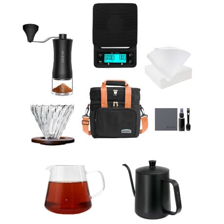 V60 coffee maker drip kit drip set 9 pieces specialty coffee set