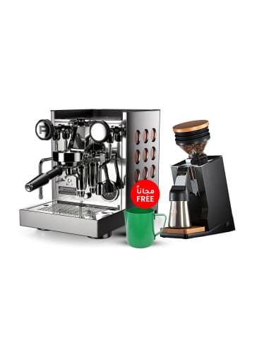 Rocket Appartamento TCA Copper & Eureka Single Dose Pro Pack + Free Scale & Rhinowares Milk Pitcher