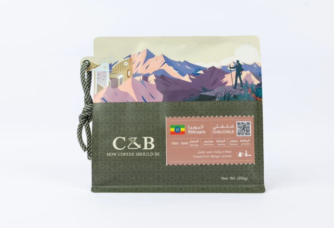 C&B Roastery Ethiopian Chelchelel Coffee Beans 250g