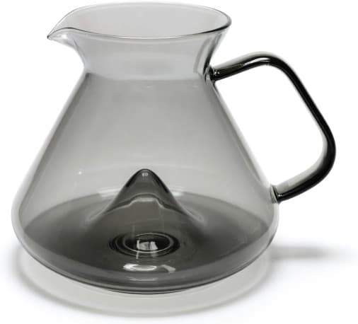 Premium 600ML Borosilicate Glass Coffee Server, Heat Resistant Pour Over Carafe with Star-Shaped Base