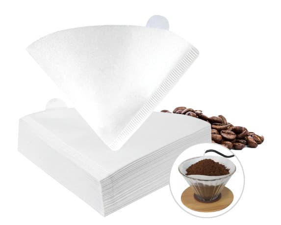 V60 Coffee Filters V02 100 Count (2-4 Cups) | Pour Over Coffee Dripper Cone Paper Filter for Coffee Maker