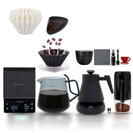 MIBRU v60 professional set with electric kettle