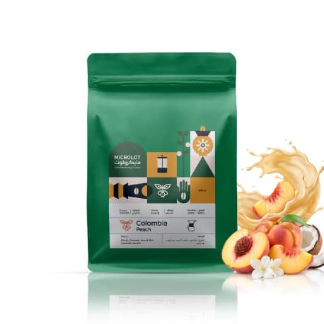 Colombian | Peach Coffee Beans 250g | Microlot Roastery