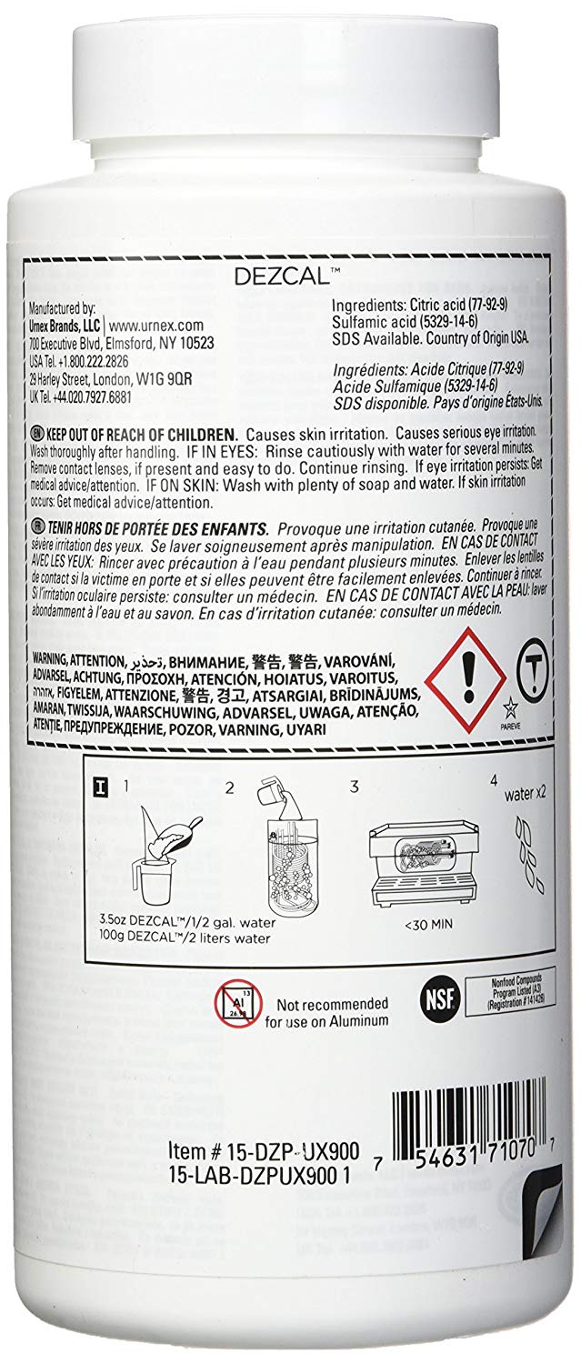Urnex Dezcal Activated Descaler Powder 900g